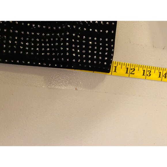 CDC Signature Collection Black Rhinestone Flared Pants Size 8 - Picture 8 of 9